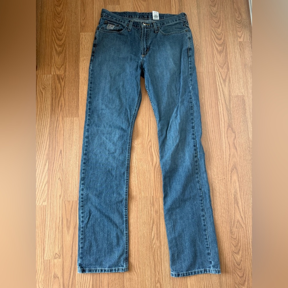 Cinch Men's Straight-Leg Blue Denim Jeans